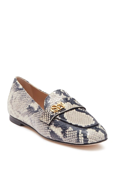 Stuart Weitzman Payson Leather Snake Print Loafer In Bxh