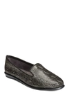 Aerosoles Betunia Smoking Slipper In Black Snake