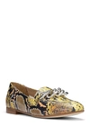 DONALD PLINER NOLIN SNAKE PRINT LOAFER,824005667057