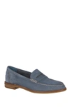 Sperry Seaport Penny Loafer In Slate Blue