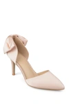 Journee Collection Women's Tanzi Bow Stilettos In Blush