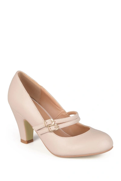Journee Collection Journee Windy Mary Jane Pump In Nude