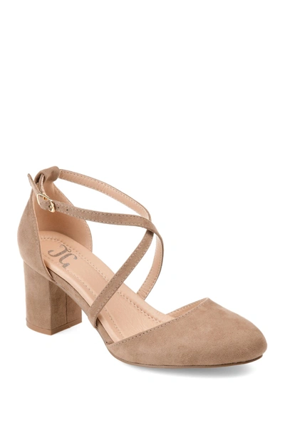 Journee Collection Journee Foster Pump In Taupe