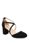 Journee Collection Foster Block Heel Pump In Black