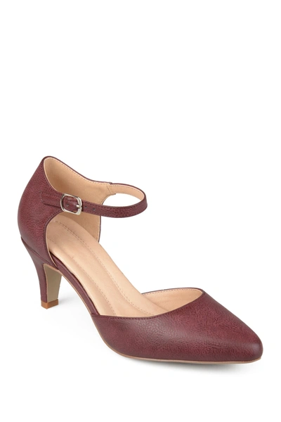 JOURNEE COLLECTION JOURNEE COLLECTION BETTIE ANKLE STRAP PUMP,052574457476