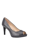 Bandolino Rainaa Peep Toe Stiletto Pump In Navy