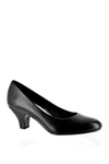 Easy Street Fabulous Almond Toe Pump In Black