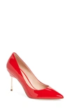Kurt Geiger Britton Pointed Toe Pumps In Red