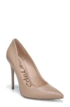 Sam Edelman Danna Pointed Toe Pump In Soft Beige