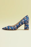 Marc Fisher Ltd Zala Leather Embossed Pump In Blktx