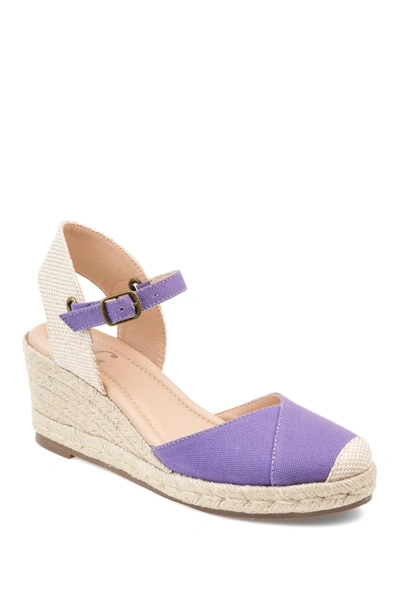 Journee Collection Ashlyn Wedge Pump In Purple