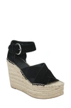 MARC FISHER LTD AMARI ANKLE STRAP ESPADRILLE WEDGE,884085521434