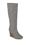JOURNEE COLLECTION LANGLY WEDGE HEEL TALL BOOT,052574437461