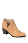 JOURNEE COLLECTION JOURNEE TESSA SCALLOP TRIM BOOTIE,052574702026