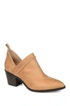 Journee Collection Journee Sophie Braided Strap Bootie In Tan
