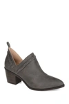 Journee Collection Journee Sophie Braided Strap Bootie In Grey
