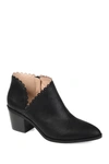 Journee Collection Journee Tessa Scallop Trim Bootie In Black