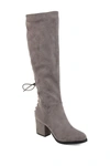 Journee Collection Journee Leeda Wide Calf Boot In Grey