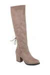 Journee Collection Leeda Extra Wide Calf Boot In Taupe
