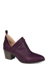 Journee Collection Journee Sophie Braided Strap Bootie In Purple
