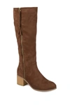 Journee Collection Journee Sanora Knee High Boot In Brown