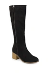 Journee Collection Sanora Knee High Boot In Black