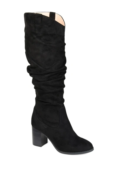 JOURNEE COLLECTION JOURNEE COLLECTION JOURNEE ANEIL RUCHED TALL BOOT,052574722925