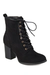 Journee Collection Baylor Lace-up Boot In Black