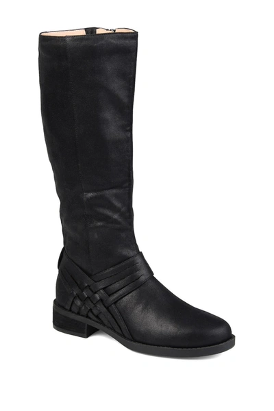 Journee Collection Womens Regular Wide Calf Extra Wide Calf Meg Boot In Black