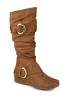 Journee Collection Journee Jester Side Buckle Tall Boot In Camel