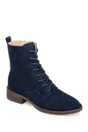 Journee Collection Vienna Combat Boot In Navy