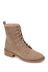 Journee Collection Vienna Combat Boot In Taupe