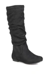 Journee Collection Rebecca Slouchy Riding Boot In Black