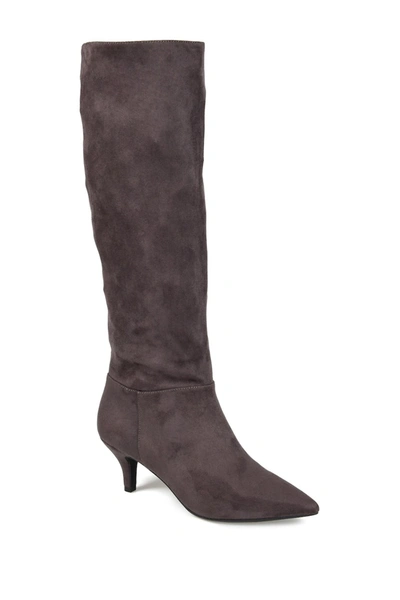 Journee Collection Vellia Boot In Grey