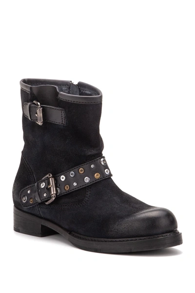 Vintage Foundry Miriam Studded Leather Boot In Black
