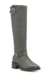 SOLE SOCIETY JARNEY BUCKLED LEATHER RIDING BOOT,194307543947