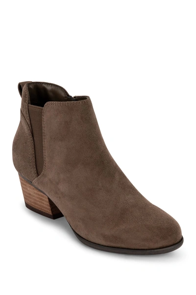 Blondo Vance Waterproof Bootie In Dark Taupe Sude