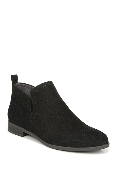 Dr. Scholl's Rise Perforated Ankle Boot In Black