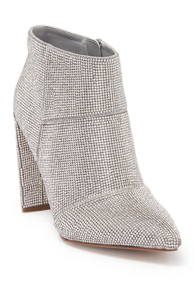 Steve Madden Pieces Embellished Ankle Boot In Rhinestone