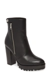 ALLSAINTS ANA LEATHER BLOCK HEEL BOOTIE,439098757587