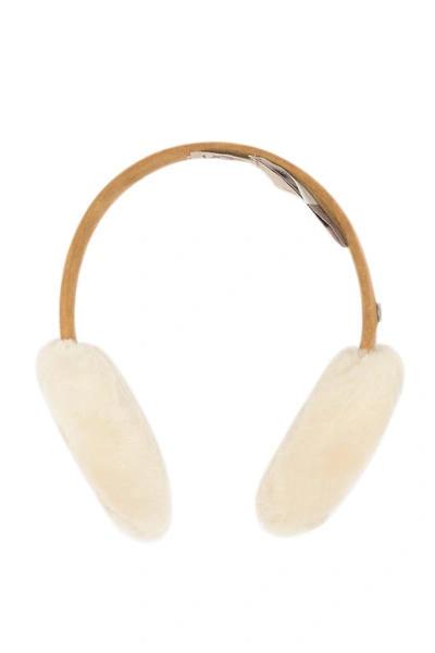 Ugg Genuine Shearling Single U Ear Muffs In Chestnut