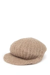 Echo Boucle Knit Gibson Hat In Teak