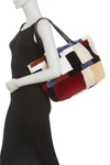 THE ROW PATCHED KNIT SHOULDER BAG,439112479891