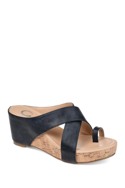 JOURNEE COLLECTION JOURNEE COLLECTION JOURNEE RAYNA WEDGE SANDAL,052574770742