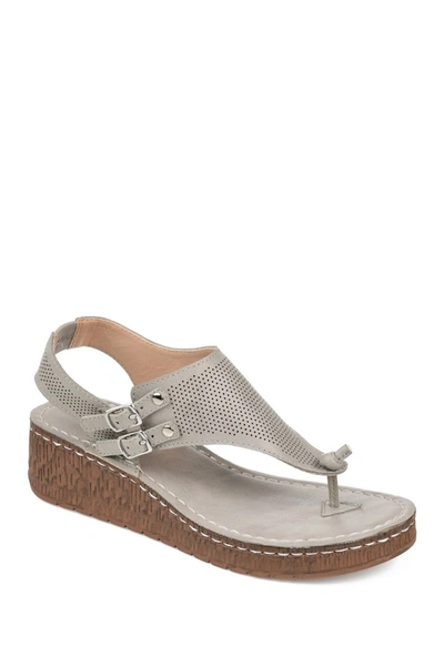 JOURNEE COLLECTION JOURNEE COLLECTION JOURNEE MCKELL WEDGE SANDAL,052574782066