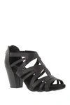 Easy Street Amaze Womens Faux Leather Gladiator Dress Sandals In Black