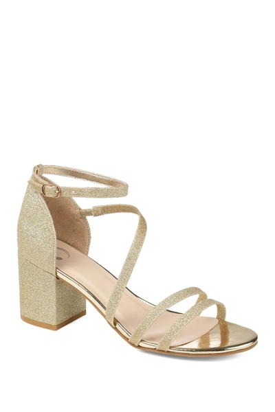 JOURNEE COLLECTION JOURNEE COLLECTION BELLA GLITTER SANDAL,052574698435