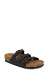 Birkenstock Women's Florida Soft Footbed Sandals - Regular Fit In Habana In Black