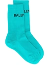 BALENCIAGA LOGO PRINT SOCKS