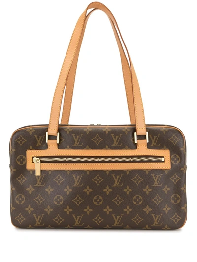 Pre-owned Louis Vuitton 2004  Cite Gm Shoulder Bag In Brown